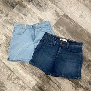 Lot of 2 pairs of Denim Shorts Size 6